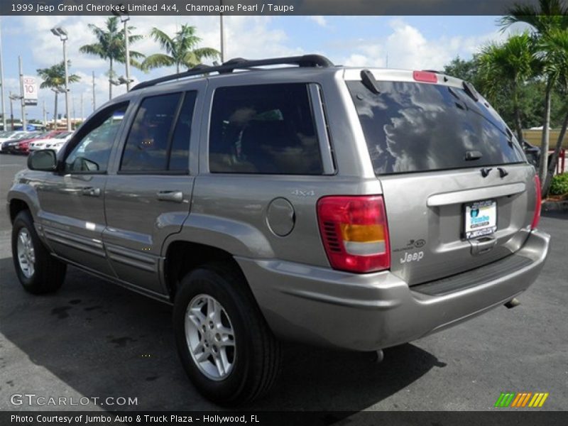 Champagne Pearl / Taupe 1999 Jeep Grand Cherokee Limited 4x4
