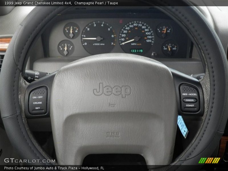 Champagne Pearl / Taupe 1999 Jeep Grand Cherokee Limited 4x4