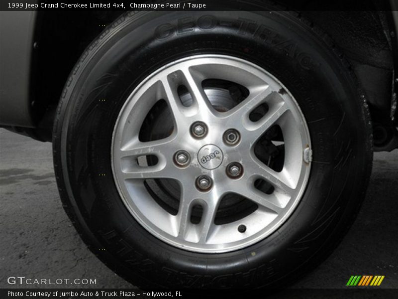Champagne Pearl / Taupe 1999 Jeep Grand Cherokee Limited 4x4