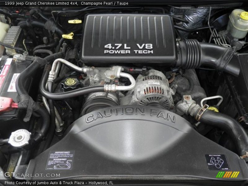 Champagne Pearl / Taupe 1999 Jeep Grand Cherokee Limited 4x4