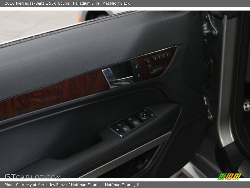 Palladium Silver Metallic / Black 2010 Mercedes-Benz E 550 Coupe