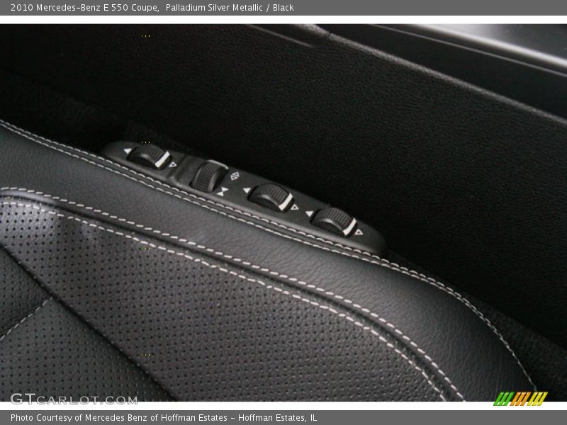 Palladium Silver Metallic / Black 2010 Mercedes-Benz E 550 Coupe