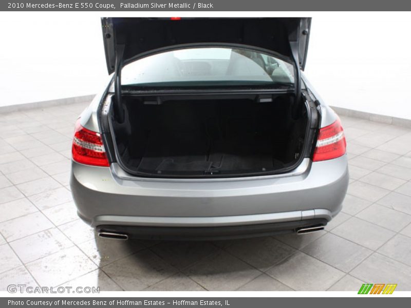 Palladium Silver Metallic / Black 2010 Mercedes-Benz E 550 Coupe