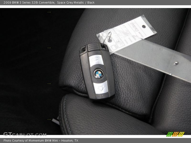 Space Grey Metallic / Black 2009 BMW 3 Series 328i Convertible