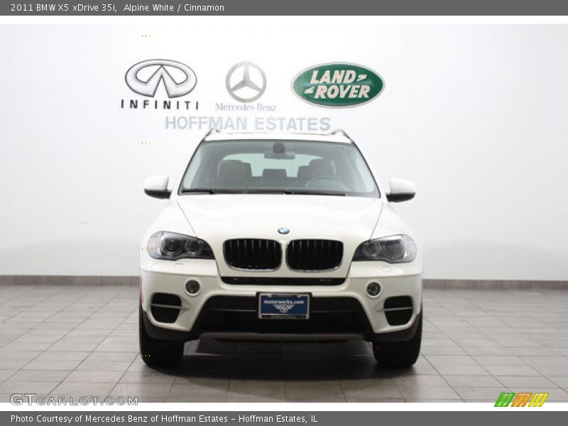 Alpine White / Cinnamon 2011 BMW X5 xDrive 35i