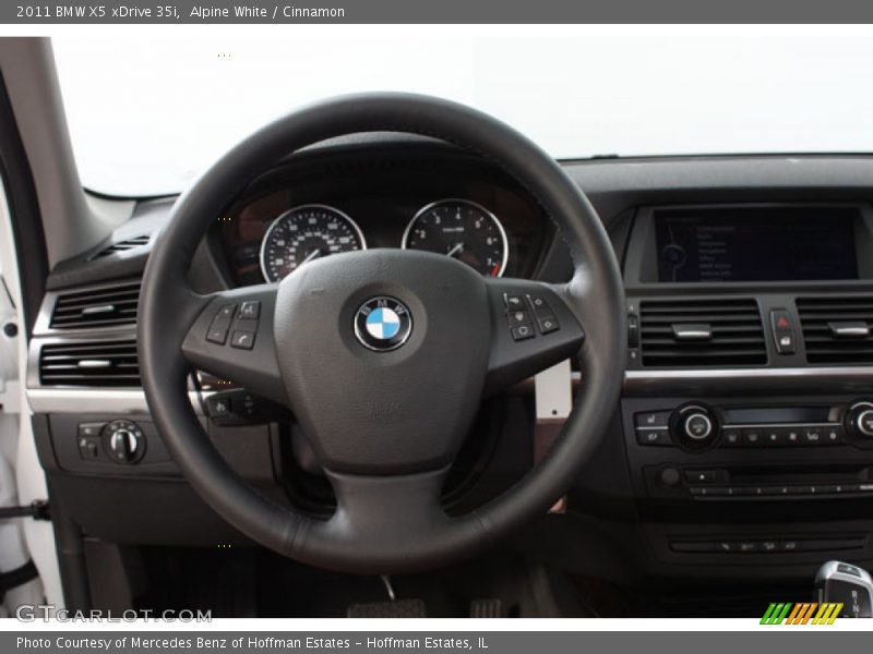 Alpine White / Cinnamon 2011 BMW X5 xDrive 35i