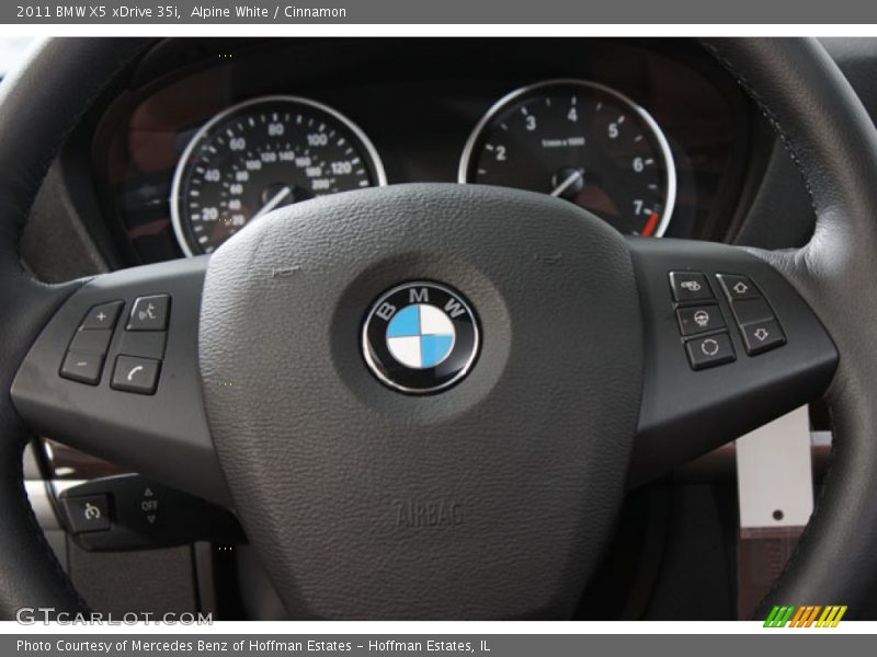 Alpine White / Cinnamon 2011 BMW X5 xDrive 35i
