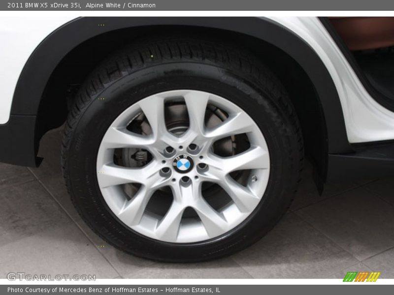 Alpine White / Cinnamon 2011 BMW X5 xDrive 35i