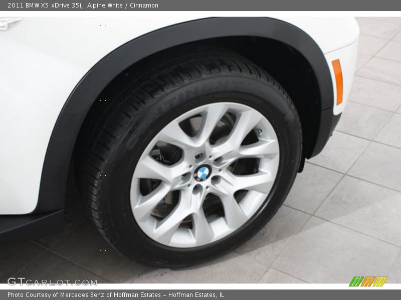 Alpine White / Cinnamon 2011 BMW X5 xDrive 35i