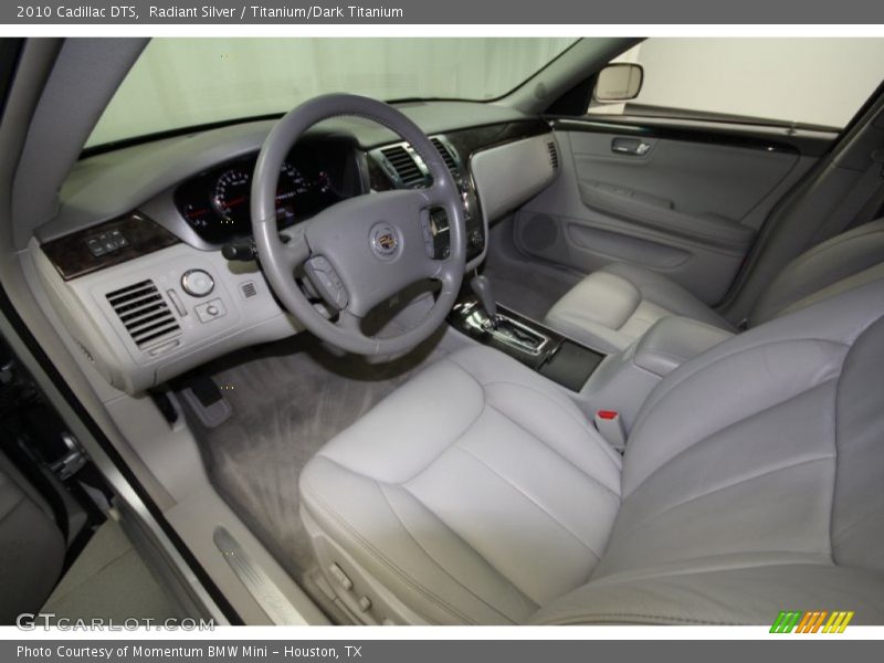 Radiant Silver / Titanium/Dark Titanium 2010 Cadillac DTS