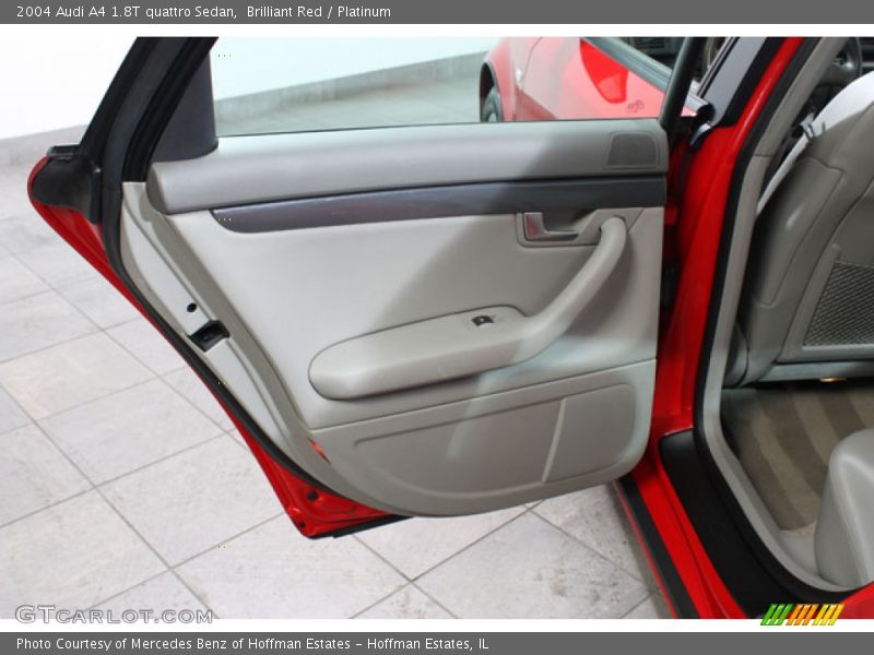 Brilliant Red / Platinum 2004 Audi A4 1.8T quattro Sedan