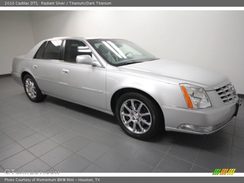 Radiant Silver / Titanium/Dark Titanium 2010 Cadillac DTS