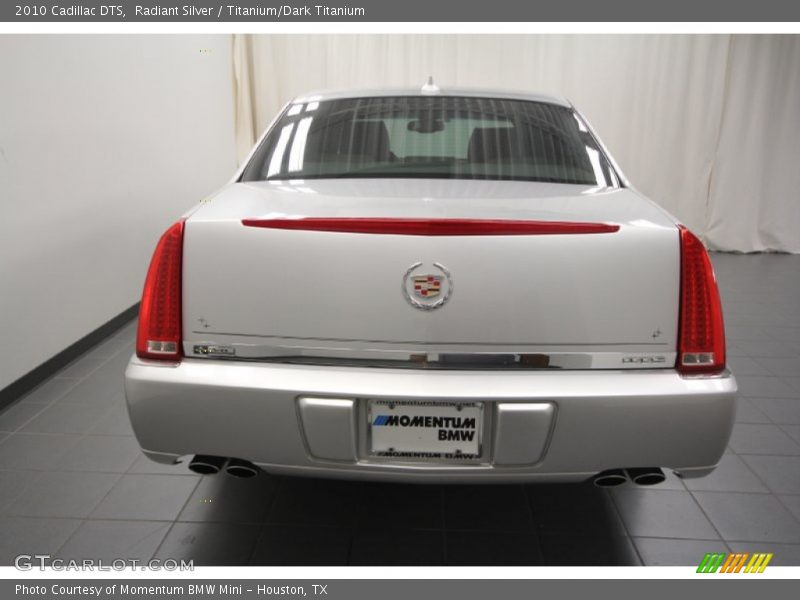 Radiant Silver / Titanium/Dark Titanium 2010 Cadillac DTS