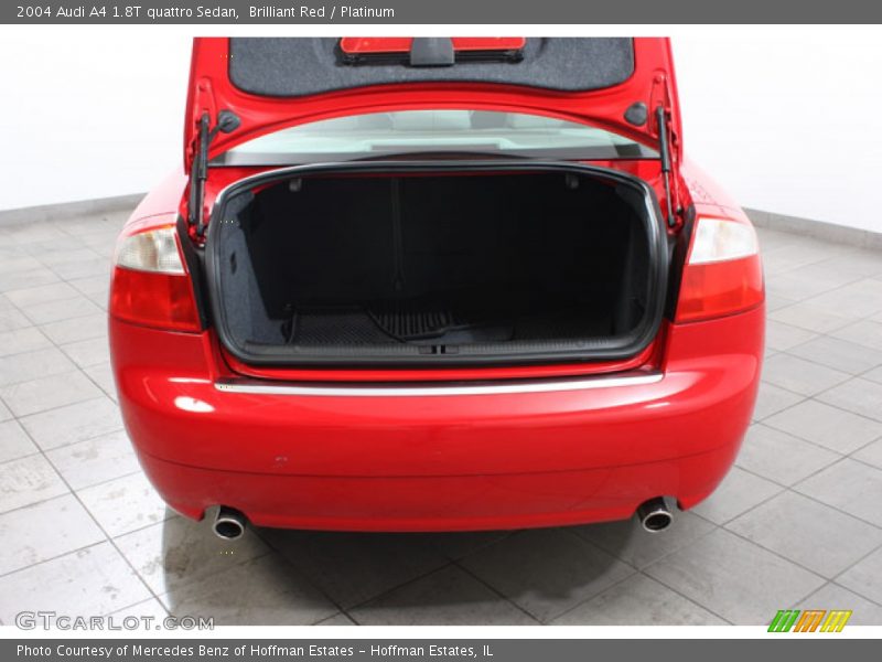 Brilliant Red / Platinum 2004 Audi A4 1.8T quattro Sedan