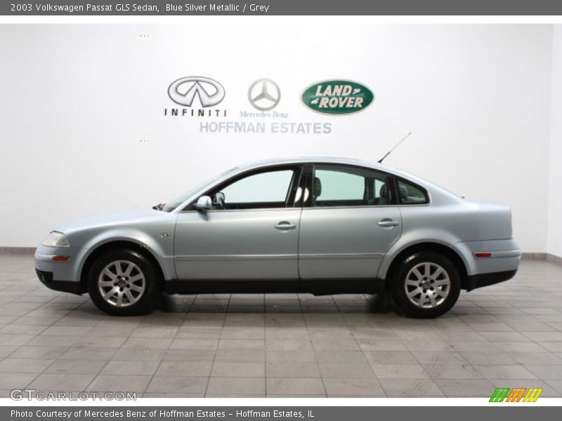 Blue Silver Metallic / Grey 2003 Volkswagen Passat GLS Sedan