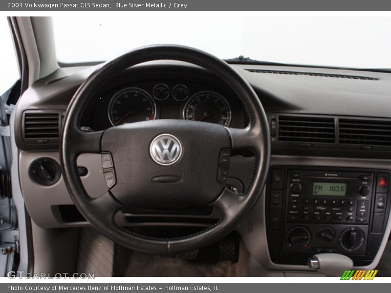 Blue Silver Metallic / Grey 2003 Volkswagen Passat GLS Sedan