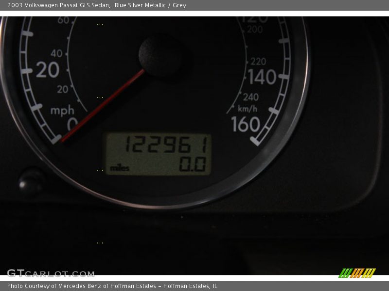Blue Silver Metallic / Grey 2003 Volkswagen Passat GLS Sedan