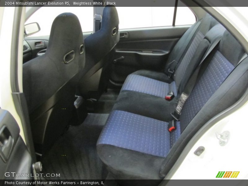  2004 Lancer Evolution RS Black Interior