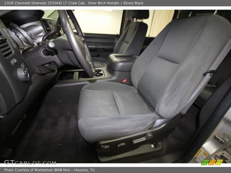 Silver Birch Metallic / Ebony Black 2008 Chevrolet Silverado 2500HD LT Crew Cab