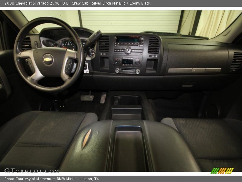 Silver Birch Metallic / Ebony Black 2008 Chevrolet Silverado 2500HD LT Crew Cab