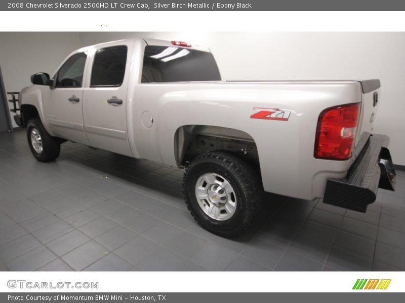 Silver Birch Metallic / Ebony Black 2008 Chevrolet Silverado 2500HD LT Crew Cab