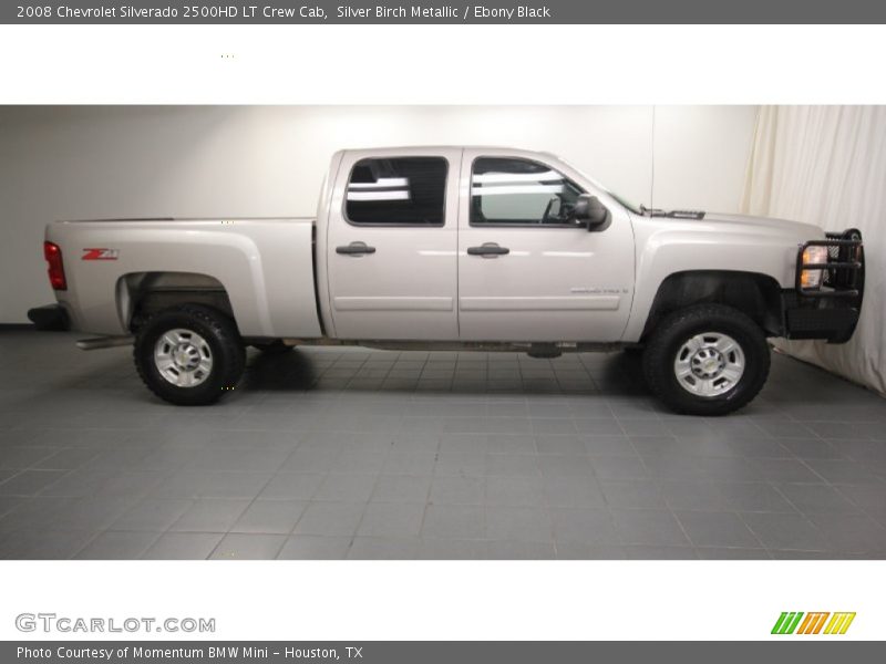 Silver Birch Metallic / Ebony Black 2008 Chevrolet Silverado 2500HD LT Crew Cab