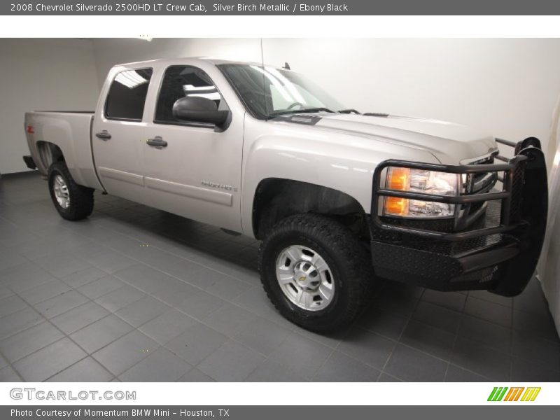 Silver Birch Metallic / Ebony Black 2008 Chevrolet Silverado 2500HD LT Crew Cab