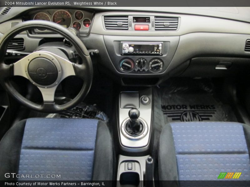 Dashboard of 2004 Lancer Evolution RS