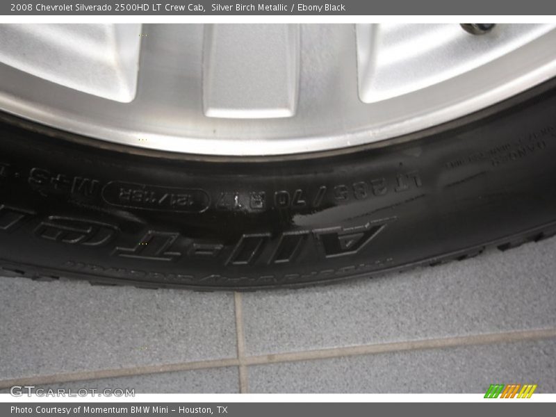 Silver Birch Metallic / Ebony Black 2008 Chevrolet Silverado 2500HD LT Crew Cab