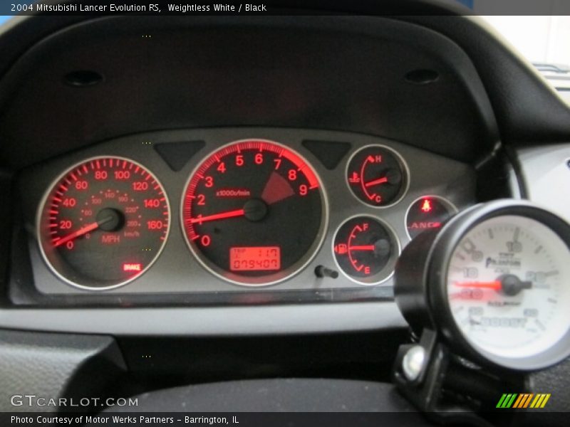  2004 Lancer Evolution RS RS Gauges