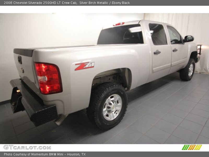 Silver Birch Metallic / Ebony Black 2008 Chevrolet Silverado 2500HD LT Crew Cab