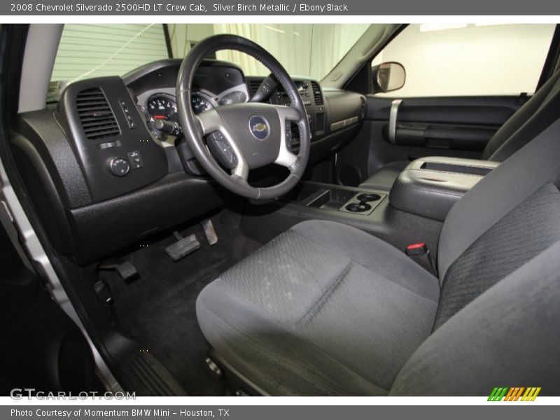 Silver Birch Metallic / Ebony Black 2008 Chevrolet Silverado 2500HD LT Crew Cab