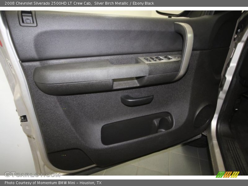 Silver Birch Metallic / Ebony Black 2008 Chevrolet Silverado 2500HD LT Crew Cab