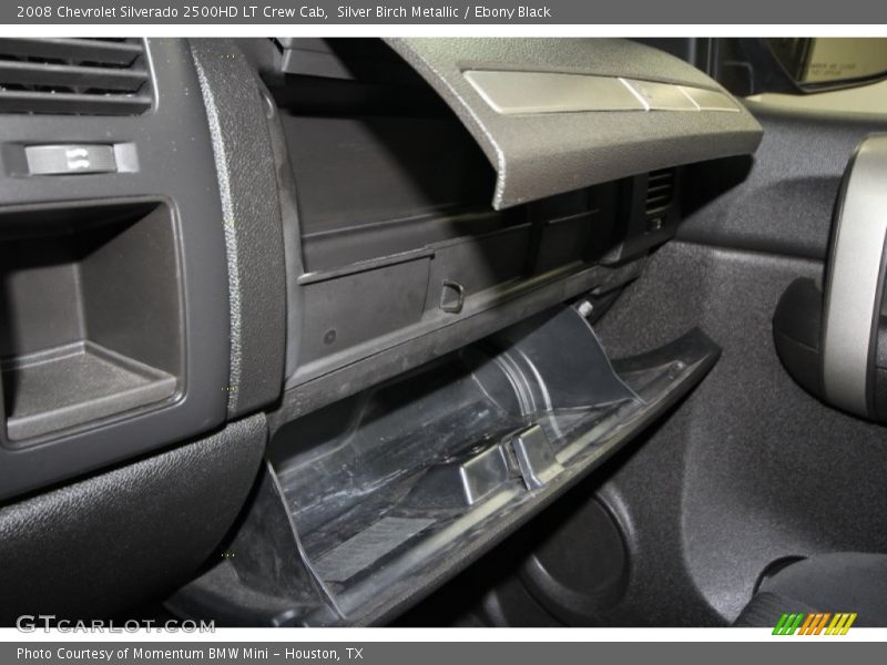 Silver Birch Metallic / Ebony Black 2008 Chevrolet Silverado 2500HD LT Crew Cab