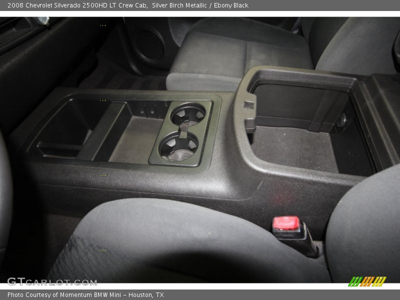 Silver Birch Metallic / Ebony Black 2008 Chevrolet Silverado 2500HD LT Crew Cab