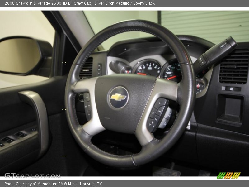 Silver Birch Metallic / Ebony Black 2008 Chevrolet Silverado 2500HD LT Crew Cab