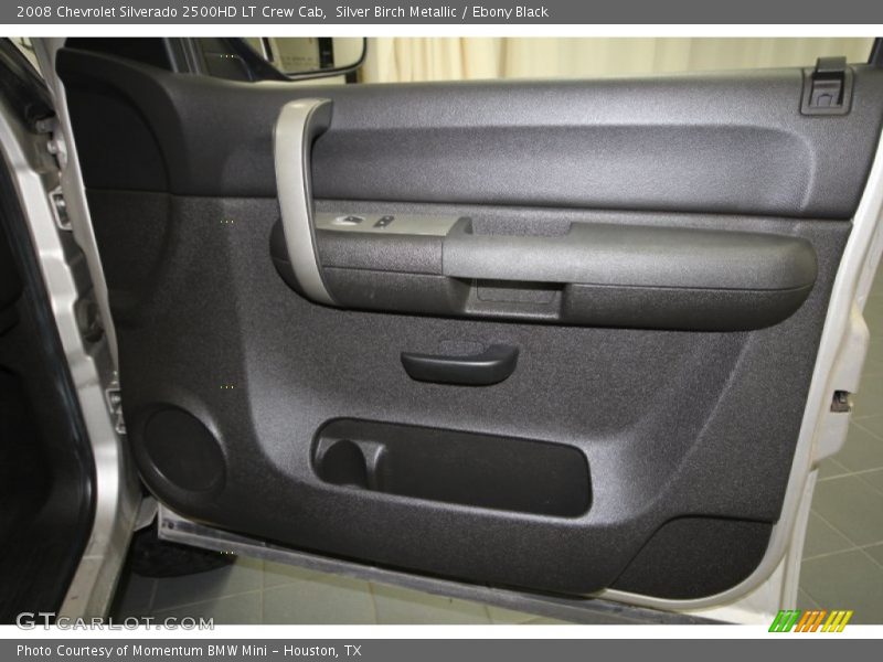 Silver Birch Metallic / Ebony Black 2008 Chevrolet Silverado 2500HD LT Crew Cab