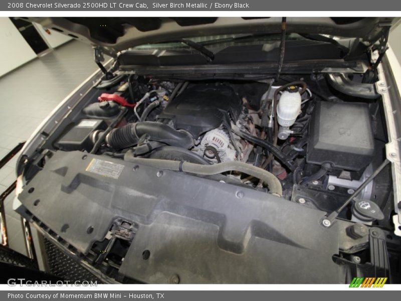 Silver Birch Metallic / Ebony Black 2008 Chevrolet Silverado 2500HD LT Crew Cab
