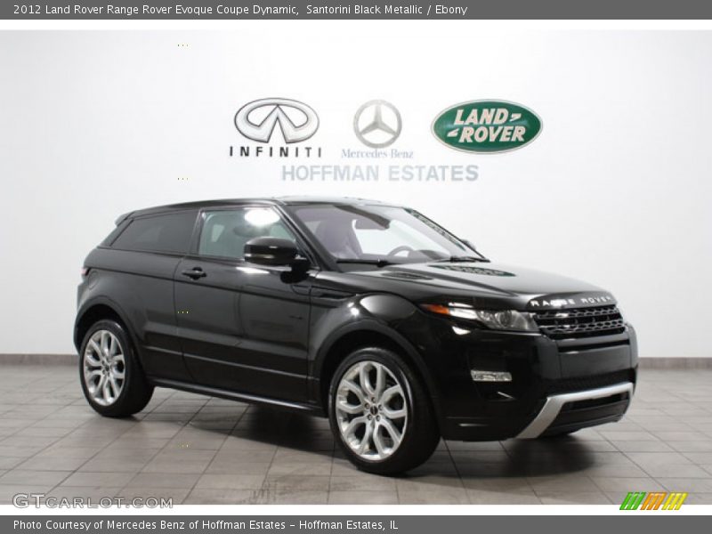 Santorini Black Metallic / Ebony 2012 Land Rover Range Rover Evoque Coupe Dynamic