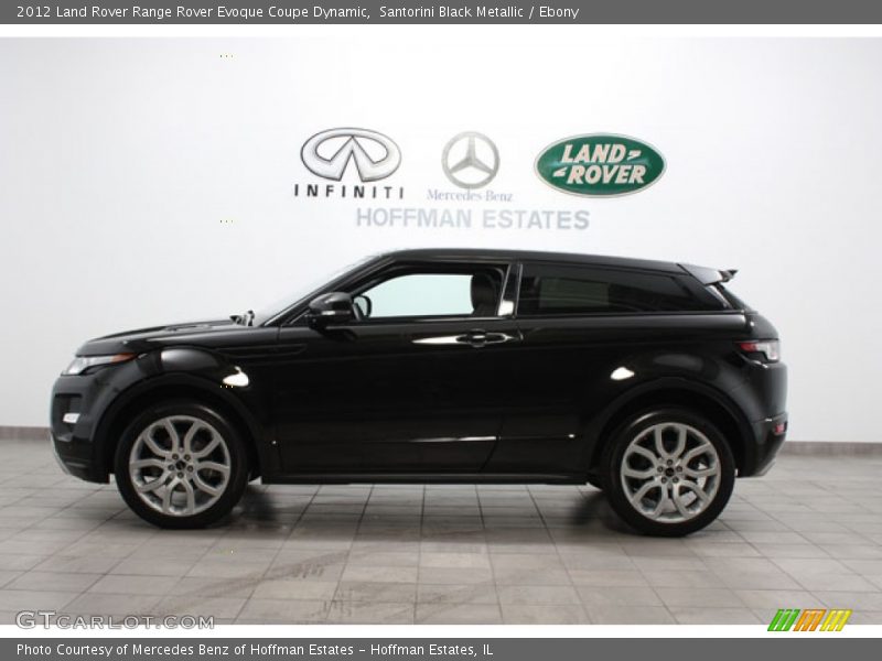 Santorini Black Metallic / Ebony 2012 Land Rover Range Rover Evoque Coupe Dynamic