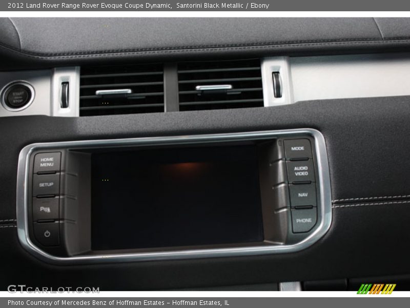 Santorini Black Metallic / Ebony 2012 Land Rover Range Rover Evoque Coupe Dynamic