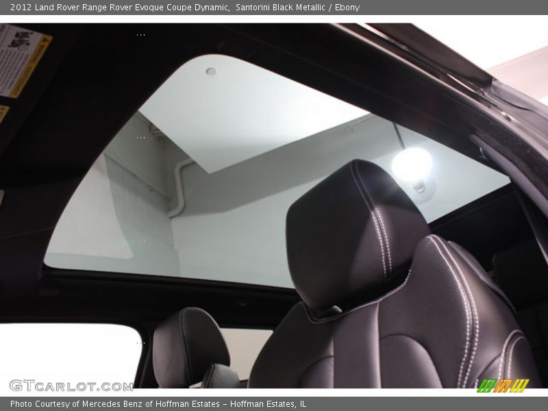 Sunroof of 2012 Range Rover Evoque Coupe Dynamic