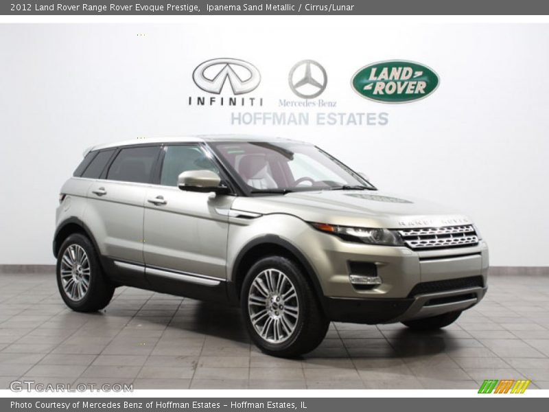 Ipanema Sand Metallic / Cirrus/Lunar 2012 Land Rover Range Rover Evoque Prestige