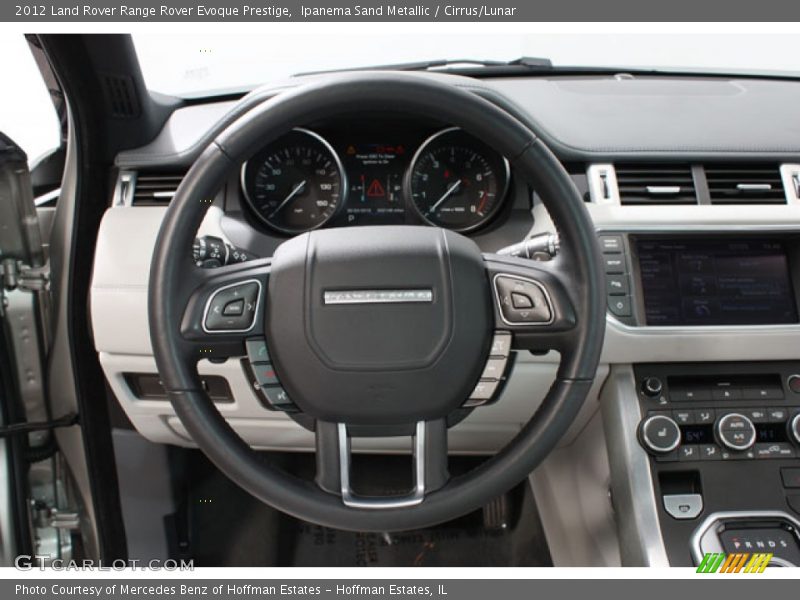  2012 Range Rover Evoque Prestige Steering Wheel