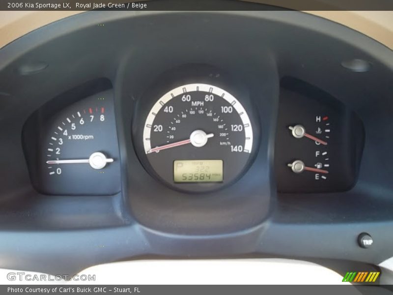 Royal Jade Green / Beige 2006 Kia Sportage LX