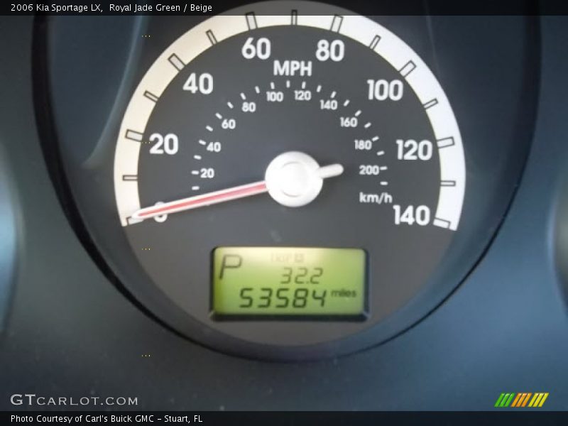 Royal Jade Green / Beige 2006 Kia Sportage LX