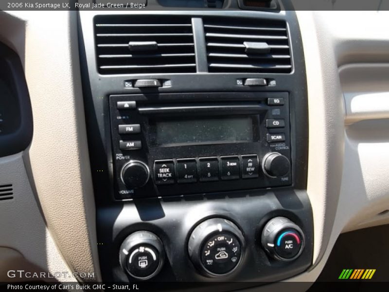 Royal Jade Green / Beige 2006 Kia Sportage LX