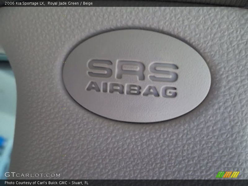 Royal Jade Green / Beige 2006 Kia Sportage LX