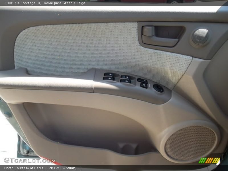 Royal Jade Green / Beige 2006 Kia Sportage LX