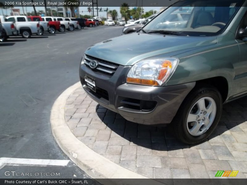 Royal Jade Green / Beige 2006 Kia Sportage LX